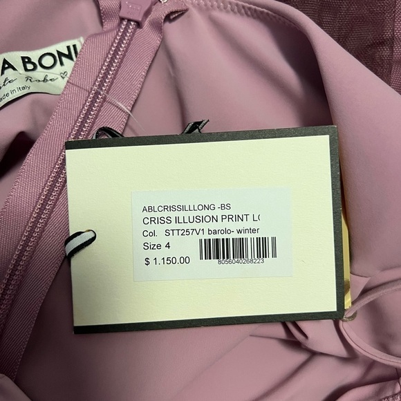 Chiara Boni Vogue Ombre Spaghetti-Strap Tulle Bustier Gown Size 4 NWT - Picture 10 of 10